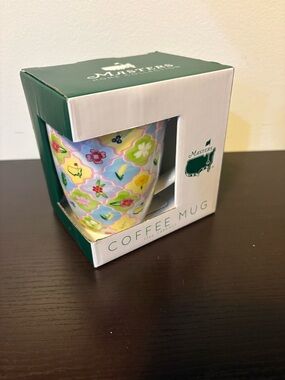 Masters Pastel Floral Ceramic Coffee Mug - Blue, Yellow, Pink, Green